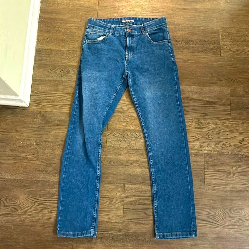 Boys Tommy Hilfiger Light Blue Jeans Size 18